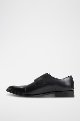 Monk strap in pelle Henson - Nero