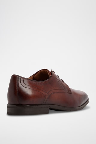 Stringate in pelle Emelio - Marrone