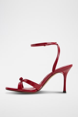 Sandali con tacco Leesia - Rosso