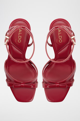 Sandali con tacco Leesia - Rosso