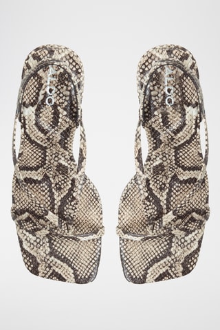 Sandali con tacco Riva - Beige