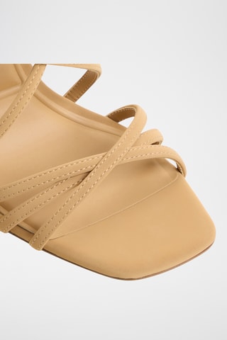 Sandali alla schiava con tacco Talyia - Beige