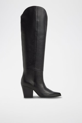 Stivali in pelle Kaely - Nero