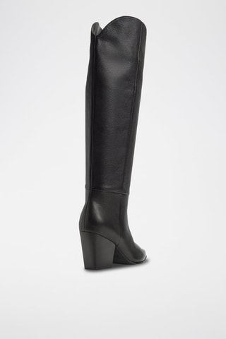 Stivali in pelle Kaely - Nero