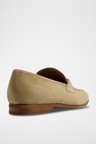 Mocassini in pelle scamosciata di montone Torrance - Beige