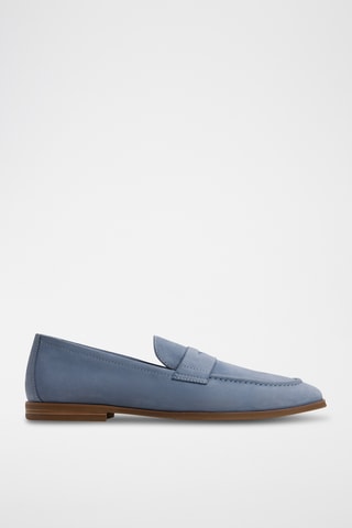 Mocassini in pelle scamosciata Journey - Azzurro