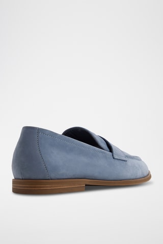 Mocassini in pelle scamosciata Journey - Azzurro