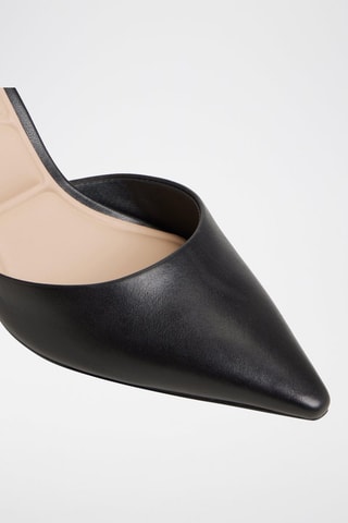 Décolleté in pelle Merlo - Nero