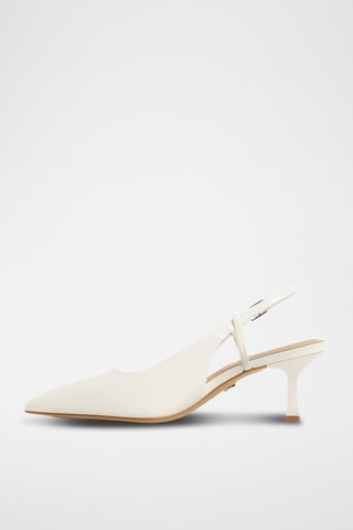 Décolleté in pelle Adan - Bianco