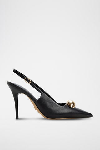 Décolleté in pelle Camberley - Nero