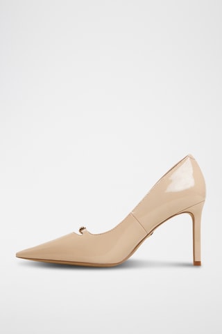 Décolleté in vernice Merla - Beige