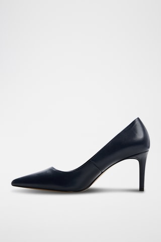 Décolleté in pelle di montone Verone - Navy