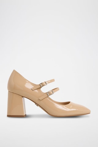 Scarpe baby con tacco in vernice Fountaintree - Beige