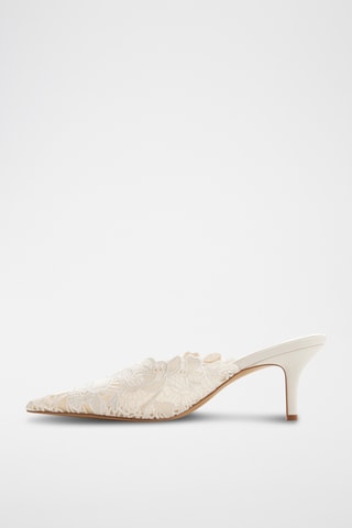Ciabatte con tacco Galina - Beige