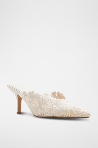 Ciabatte con tacco Galina - Beige