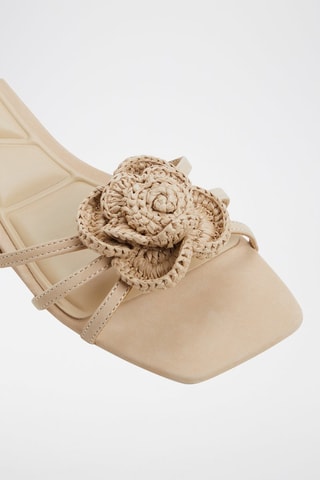 Ciabatte in pelle Wildbloom - Beige