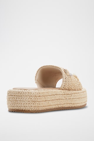 Ciabatte platform Boheminia - Beige