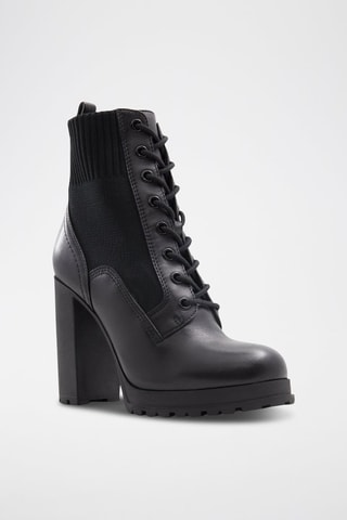 Stivaletti in pelle Rebellious - Nero