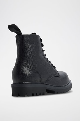 Stivaletti in pelle Doublezero - Nero