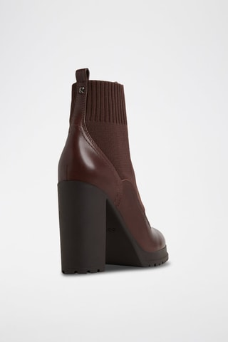 Stivaletti in pelle Rebellious - Marrone