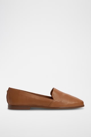 Slippers in pelle Caraelia - Marrone