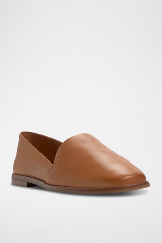Slippers in pelle Caraelia - Marrone