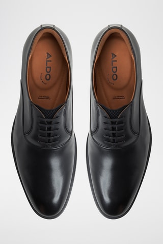 Oxford in pelle Santino - Nero