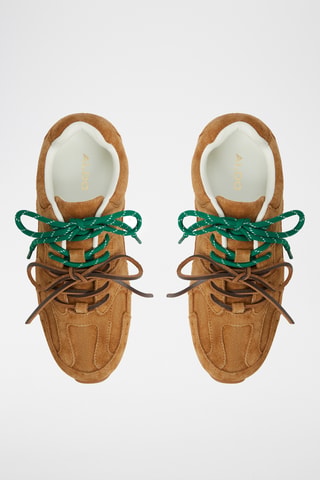 Sneakers in pelle scamosciata di vitello Adrelia - Beige