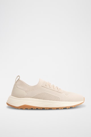 Sneakers in pelle Zayd - Beige