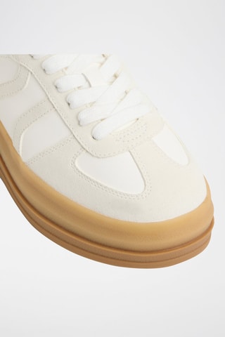 Sneakers platform Elabrintar - Bianco