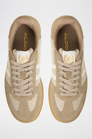 Sneakers platform in pelle Elabrintar - Beige