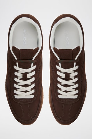 Sneakers in pelle Nathaniel - Marrone