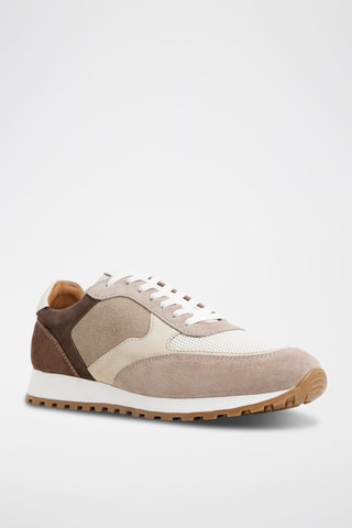 Sneakers in pelle Gordo - Taupe