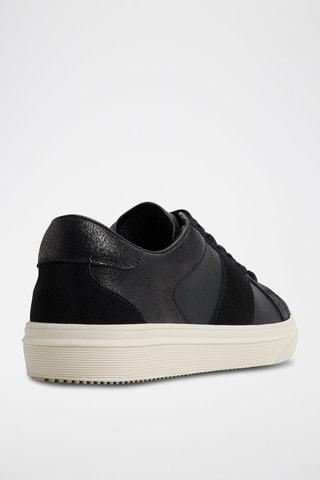 Sneakers in pelle Braxton - Nero