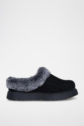 Pantufas forradas - Preto - Skechers