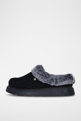 Pantufas forradas - Preto - Skechers
