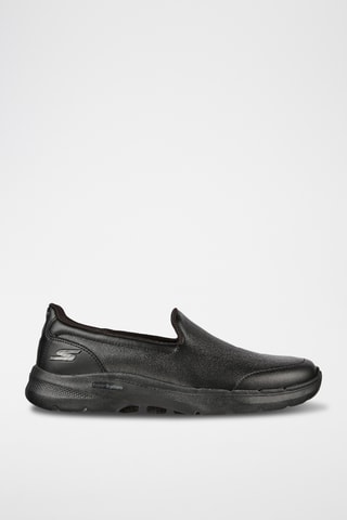 Mocassins em couro Go Walk 6 - Preto - Skechers