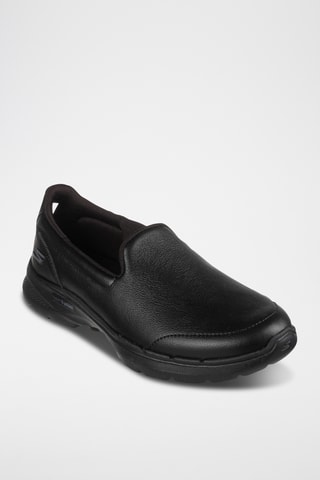 Mocassins em couro Go Walk 6 - Preto - Skechers
