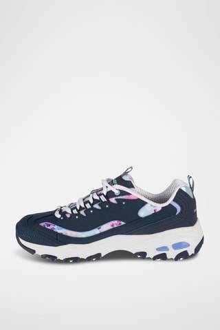 Sapatilhas D'Lites Blooming Fields - Azul-marinho - Skechers
