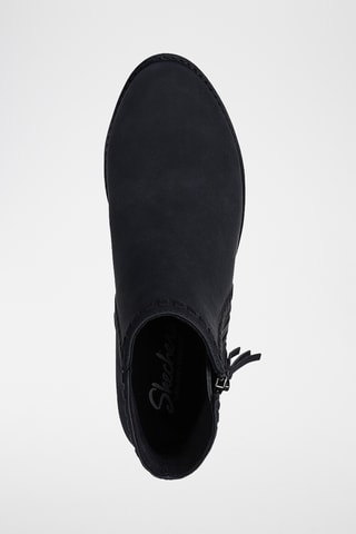 Leren Enkellaarzen Texas - Zwart - Skechers