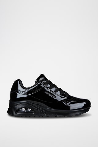Sapatilhas em couro envernizado Uno - Preto - Skechers