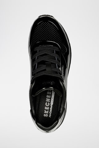 Sapatilhas em couro envernizado Uno - Preto - Skechers