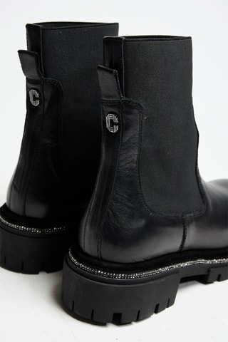 Botins Chelsea em couro - Preto - Innuovo