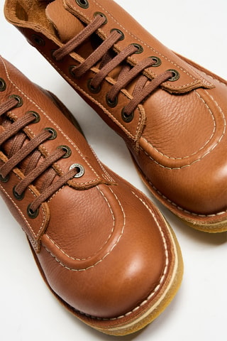 Boots em couro - Castanho-claro - Kickers