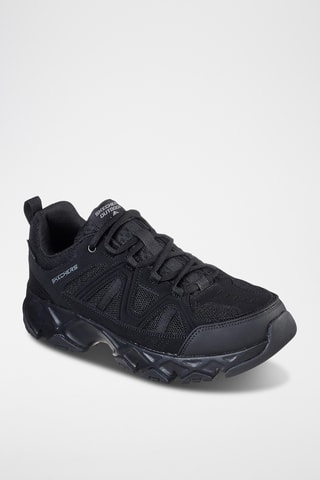 Sapatilhas em couro Crossbar - Preto - Skechers