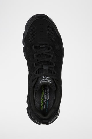 Sapatilhas em couro Crossbar - Preto - Skechers