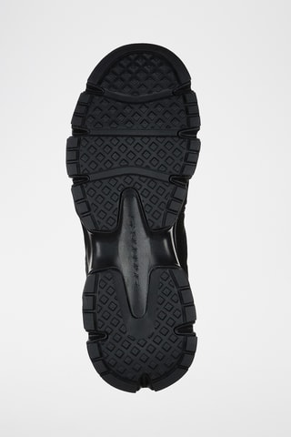 Sapatilhas em couro Crossbar - Preto - Skechers
