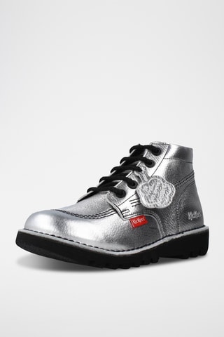 Botins Plateado - Prateado - Kickers
