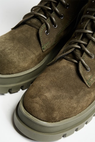 Botins em nobuck - Caqui - Innuovo