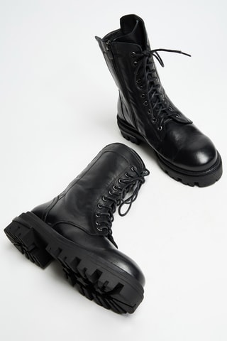 Botins em couro - Preto - Innuovo
